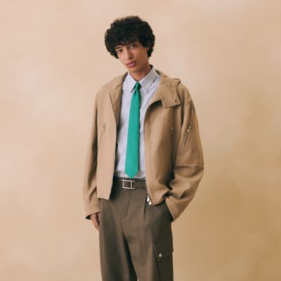 グリーン - メンズ シルクネクタイ、ボウタイ、ポケットチーフ